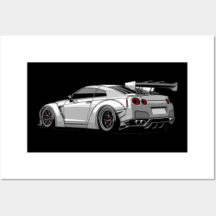 Nissan GTR R35 Posters and Art